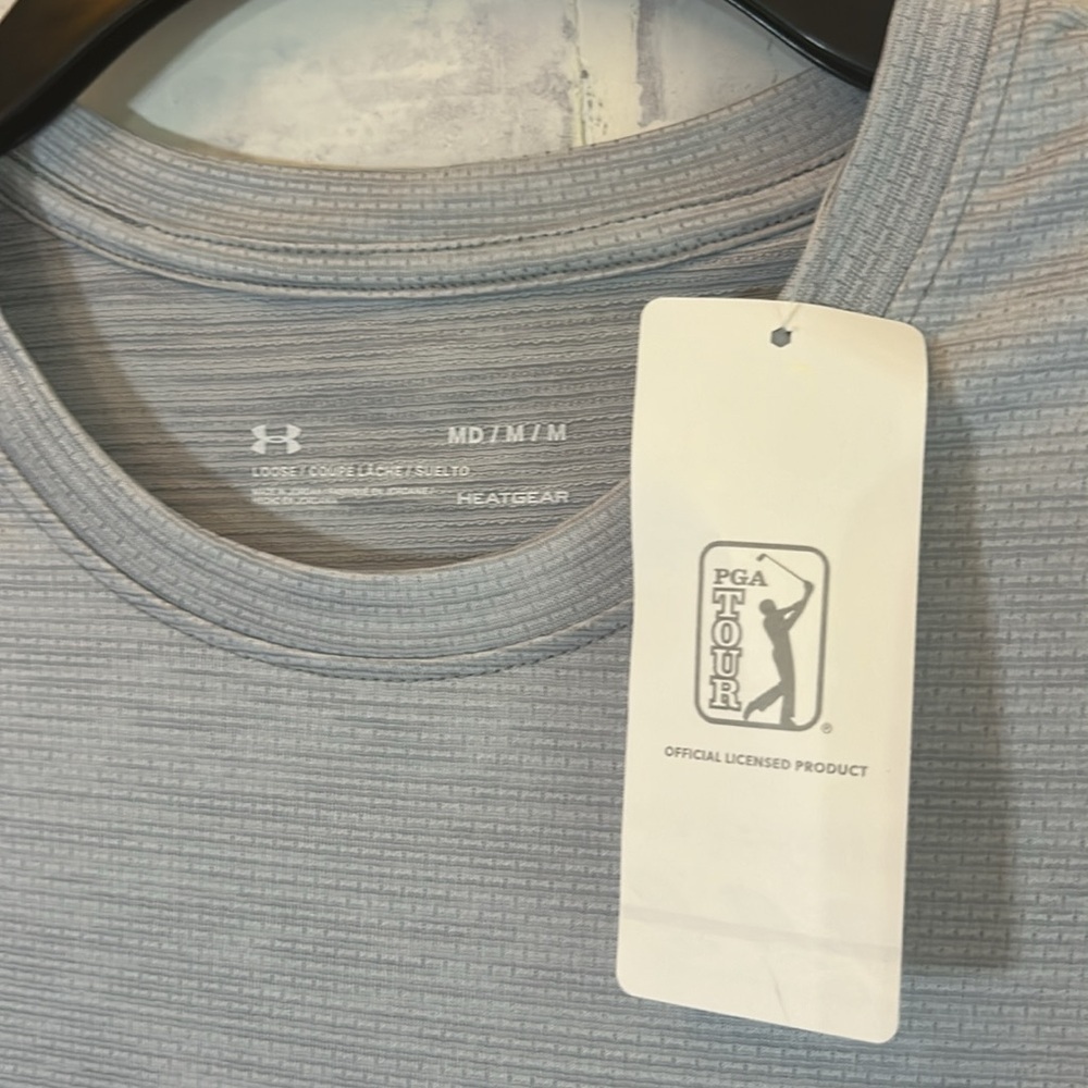 UNDER ARMOUR PGA PRESIDENT'S CUP QUAIL HOLLOW Vent Tee Shirt Men's Gray Medium - Picture 7 of 7
